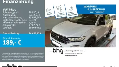 Gebraucht VW T-Roc Sportline 150 PS (110 kW) 2021 Weiß SUV