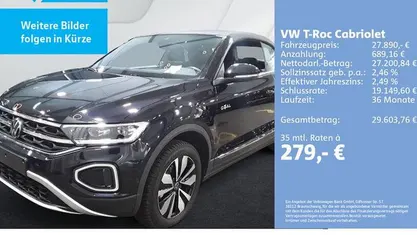 Usado VW T-Roc Goal 116 HP (85 kW) 2025 SUV