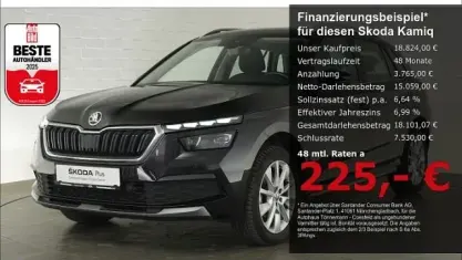 Gebraucht Skoda Kamiq Style 110 PS (80 kW) 2022 Schwarz SUV