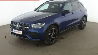 Gebraucht Mercedes GLC200 AMG line 163 PS (119 kW) 2019 Blau SUV