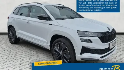 Nowe Skoda Karoq SportLine 150 KM (110 kW) 2026 Biały SUV