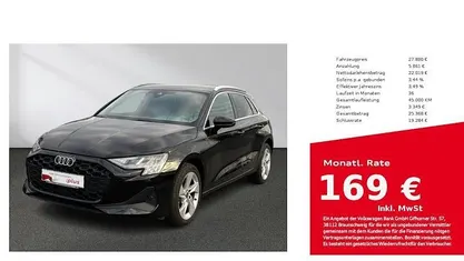 Usata Audi A3 Ambiente 116 CV (85 kW) 2025 Nero Berlina