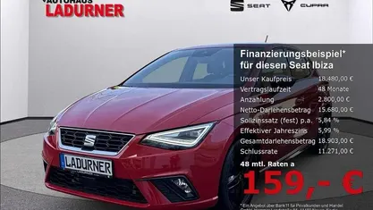 Rot Gebraucht 2023 Seat Ibiza Black Edition Kleinwagen | 18.480 € (Fairer Preis)