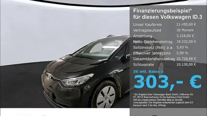 Gebraucht VW ID.3 Pure 110 kW (150 PS) 2022 Kleinwagen