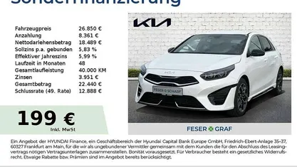 Weiß Neu 2025 Kia Ceed GT GT-Line Limousine | 26.850 € (Guter Preis)