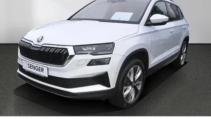 Gebraucht Skoda Karoq Style 150 PS (110 kW) 2022 Moonweiß perleffekt SUV