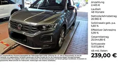 Grau Gebraucht 2020 VW T-Roc Sport SUV | 23.430 € (Fairer Preis)