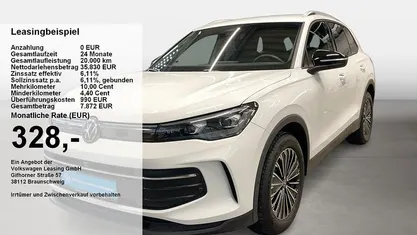 Pure white Gebraucht 2025 VW Tiguan Goal SUV | 36.820 € (Guter Preis)