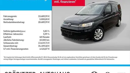 Deep black Gebraucht 2024 VW Caddy Maxi Life Life Van / Kleinbus | 33.689 € (Fairer Preis)