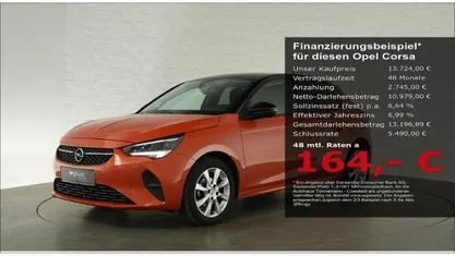 Orange Gebraucht 2022 Opel Corsa Edition Kleinwagen | 13.724 € (Fairer Preis)