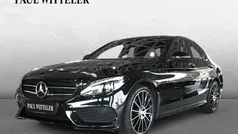 Lack obsidianschwarz Gebraucht 2017 Mercedes C180 AMG line | 22.990 € (Fairer Preis)