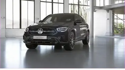 Gebraucht Mercedes GLC300 Night 245 PS (180 kW) 2023 Unilack schwarz Coupé