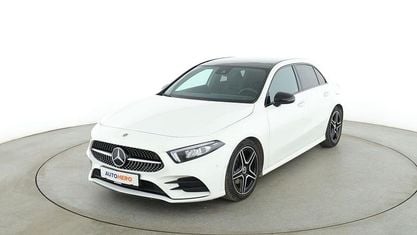 Brugt Mercedes A200 AMG line 163 HK (119 kW) 2019 Hvid Sedan