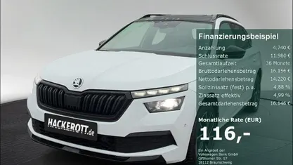 Gebraucht Skoda Kamiq Monte Carlo 110 PS (80 kW) 2021 Weiß SUV