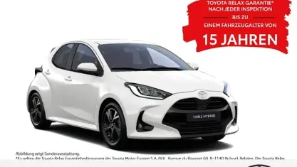 Neu Toyota Yaris Hybrid 116 PS (85 kW) 2025 Super white 2 Limousine