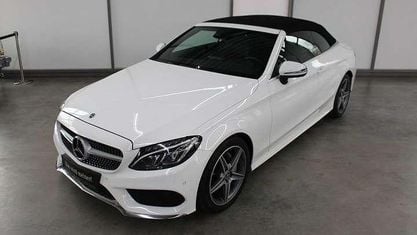 Używany Mercedes C200 AMG 184 KM (135 kW) 2017 Biały Kabriolet