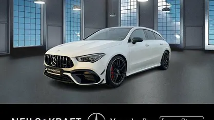 Gebraucht Mercedes CLA45 AMG Shooting Brake AMG 421 PS (309 kW) 2023 Digitalweiß Kombi