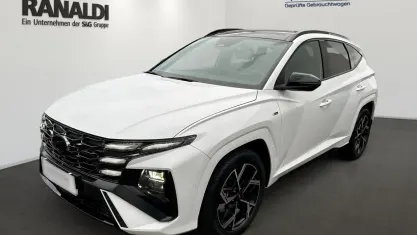 Uusi Hyundai Tucson N Line 150 HP (110 kW) 2025 Valkoinen Katumaasturi