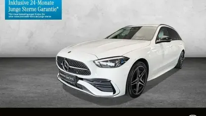 Gebraucht Mercedes C300e Night 313 PS (230 kW) 2023 Weiß Limousine