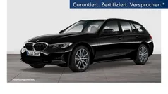Schwarz Gebraucht 2020 BMW 330e Advantage Kombi | 26.260 € (Fairer Preis)