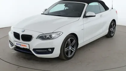 Używany BMW 218 Sport Line 150 KM (110 kW) 2016 Biały Kabriolet