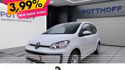 Weiß Gebraucht 2021 VW up! move up! Kleinwagen | 9.877 € (Guter Preis)