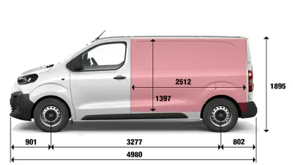 Neu Fiat e-Scudo 100 kW (136 PS) 2026 Weiss Van / Kleinbus