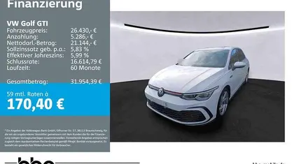 Gebraucht VW Golf VIII GTI 245 PS (180 kW) 2023 Pure white Limousine