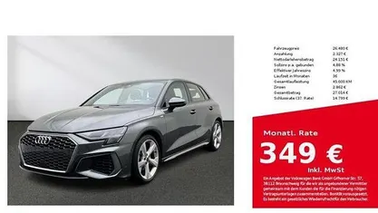 Daytonagrau perleffekt Gebraucht 2022 Audi A3 S-Line Limousine | 26.480 € (Fairer Preis)