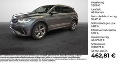 Grau (platinum grey metallic) Gebraucht 2022 VW Tiguan Allspace R-line SUV | 38.979 € (Fairer Preis)