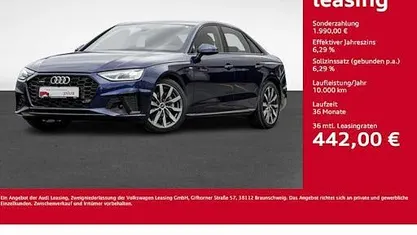 Usata Audi A4 S-Line 204 CV (150 kW) 2023 Blu Berlina