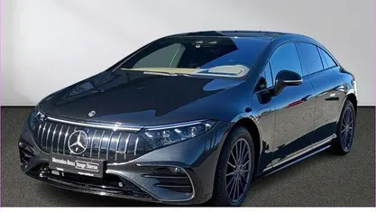 Gebraucht Mercedes EQS580 AMG Line Premium Plus 384 kW (523 PS) 2023 Lack graphitgrau metalli Limousine