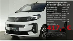 Weiss Gebraucht 2024 Opel Zafira Life Edition Van | 34.924 € (Superpreis)