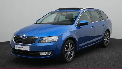 Gebraucht Skoda Octavia Ambition 110 PS (80 kW) 2015 Raceblau metallic Kleinwagen