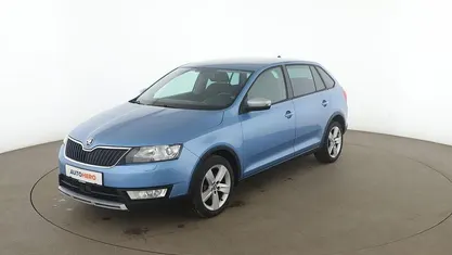 Gebraucht Skoda Rapid ScoutLine 90 PS (66 kW) 2016 Blau Kleinwagen