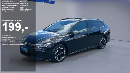 Gebraucht VW Golf VIII R-line 150 PS (110 kW) 2025 Grenadillschwarz Kombi