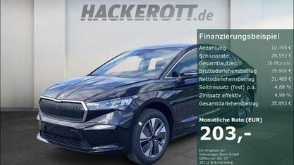 Gebraucht Skoda Enyaq iV 150 kW (204 PS) 2024 Schwarz SUV