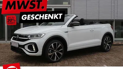Pure white schwarz Neu 2025 VW T-Roc Cabriolet R-line Cabrio | 41.686 € (Guter Preis)