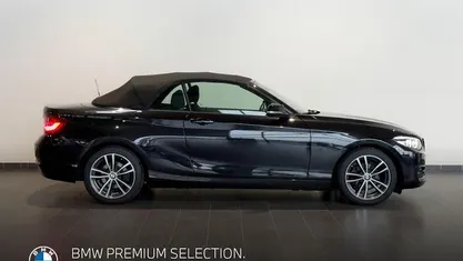 Schwarz Gebraucht 2021 BMW 218 Sport Line Cabrio | 24.488 € (Fairer Preis)
