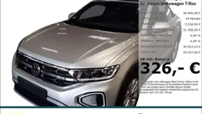 Gebraucht 2025 VW T-Roc Cabriolet Style Cabrio | 36.890 € (Fairer Preis)