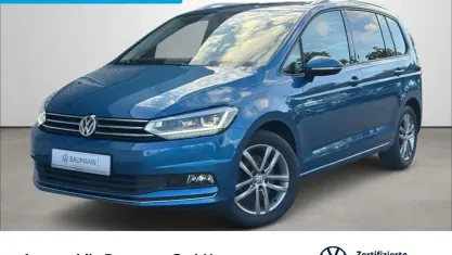 Gebraucht VW Touran Sound 116 PS (85 kW) 2017 Caribbean blue metallic Van / Kleinbus