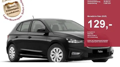 Neu Skoda Fabia Selection 116 PS (85 kW) 2026 Schwarz Limousine