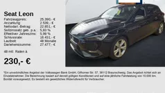 Midnight schwarz metallic Gebraucht 2024 Seat Leon FR-Line Limousine | 25.390 € (Guter Preis)
