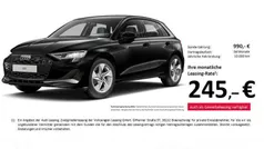 Schwarz Gebraucht 2024 Audi A3 Sportback Advanced Limousine | 33.288 € (Guter Preis)