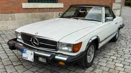 Gebraucht Mercedes SL450 423 PS (311 kW) 1977 Weiß Cabrio