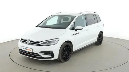 Gebraucht VW Touran Highline 150 PS (110 kW) 2018 Weiß Van / Kleinbus