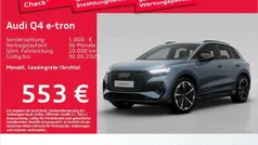 Geysirblau metallic Neu 2024 Audi Q4 e-tron S-Line SUV | 55.521 € (Fairer Preis)