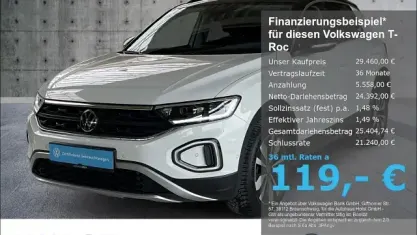 Usado VW T-Roc Goal 150 HP (110 kW) 2025 Branco SUV