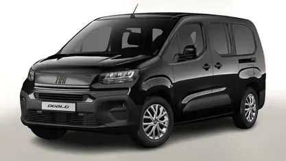 Neu Fiat Doblò 131 PS (96 kW) 2025 Schwarz metallic schwarz metallic Van / Kleinbus