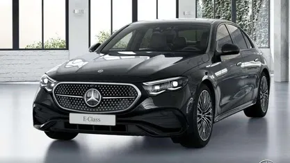 Obsidianschwarz Gebraucht 2025 Mercedes E200 AMG line Limousine | 58.580 € (Fairer Preis)